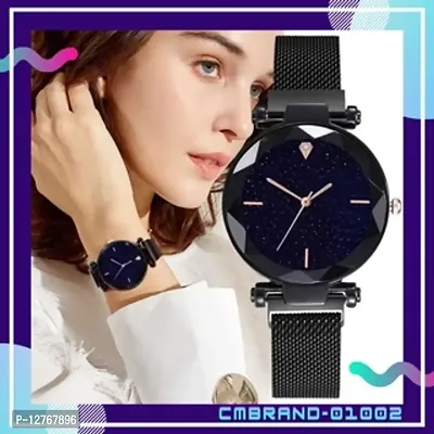 Stylish Magnetic Strap Mash Girls Watch For Women