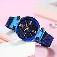 Magnet Strap Girls Women Magnetic Chain magnet strap mash hand watch girls watch for women gift Analog ONLY WATCH - For Women pack of 1-thumb1