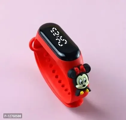 LED Red Cartoon Character LED Kids Watches for Boys  Girls pack of1