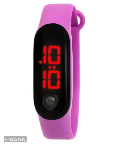 LED DIGITAL WATCH FOR GIRLS  BOYS strap band (pack of 1) Smart Watches-thumb0