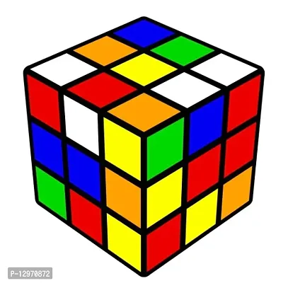Magic Rubik Cube High Speed Extremely Smooth Turning Magic Rubik Puzzle Cube Pack of 1-thumb0