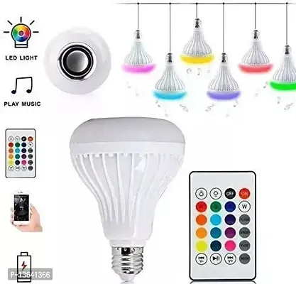 Multi Coloring Changing LED Bulb with Music Function Bulb Pack of 1