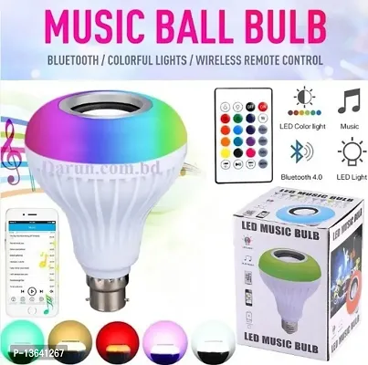 Led Bulb with Bluetooth Speaker Music Light Bulb Pack of 1-thumb2