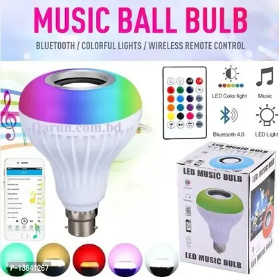 Led Bulb With Bluetooth Speaker Music Light Bulb Pack Of 1-thumb2