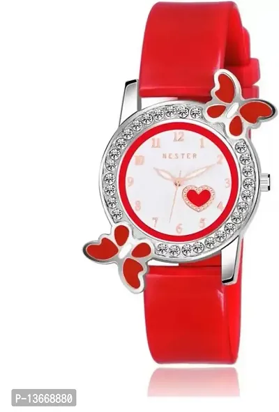 Analog Watch - For Girls New Red Stylish  Butterfly Women Watch Pack of 1