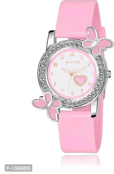 Pink Barbie analog watch for girls pack of 1
