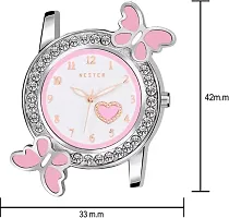Girls Butterfly Rubber Casual Analog Watches (Pink) Pack of 1-thumb1