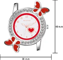 Analog Watch - For Girls BFLY-RED PU Strap Butterfly Watch for Girls Beautiful Butterfly Watch for Women and Girls Stylish Pack of 1-thumb1