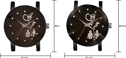 Analog Watch - For Couple New Best Designer Couple Watch For Boys  Girls Pack of 2-thumb1