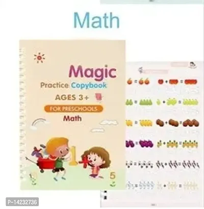 Kids Magic Book Number Tracing Book for Preschoolers (Math) pack of 1-thumb0