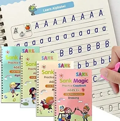 Magic Book For Kids Sank Magic Practice Copybook For Kids Books Calligraphy Books For Kids Magical Book For Kids Writing Magical  Book Pack 4