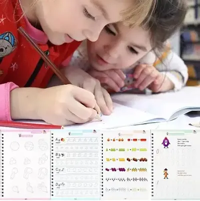 Buy Magic Book For Kids Sank Magic Practice Copybook For Kids Books  Calligraphy Books For Kids Magical Book For Kids Writing Magical Drawing  Book Pack 4 - Lowest price in India