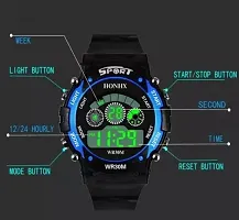 New Stylish Comfortable 7 Light Sports Watch For Men  Boys Pack of 1-thumb2