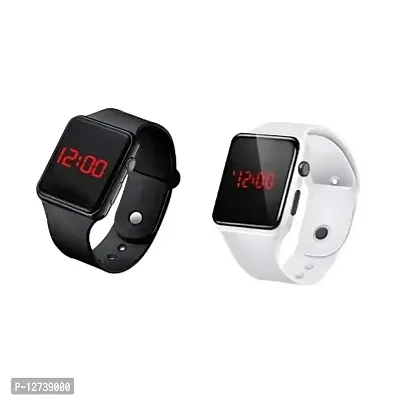 Slim digital hot sale watch