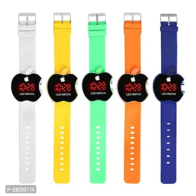 Unique Apple Cut Shape Design Watch For Kid (Pack of 5)-thumb0