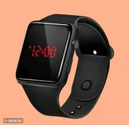New Square Digital Black LED Watches For Kids (Pack of 1)