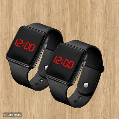 Square Digital LED Watch For Kids (Pack of 2)