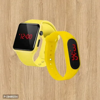 Digital led best sale band watch