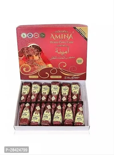 Amina instant Mehandi super quality cone 12pc-thumb0