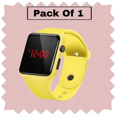 New Digital Square LED Watch For Kids (Pack of 1)