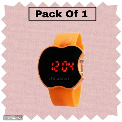 New Trendy Apple Cut Shape Watch For Kids (Pack of 1)-thumb0