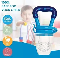 Baby Fruit  Vegetable Food Feeder Nipple (Pack of 2) Multicolor-thumb2