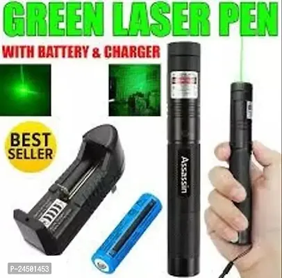 Powerful Laser 30 Adjustable Focus 612nm green Laser Light Flashlight Laser Pointer Pen