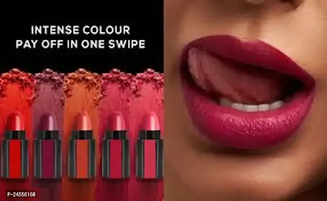 5 in One Lipstick Different Shades Matte Finish For Women  Girls.(Pack of 1)-thumb3