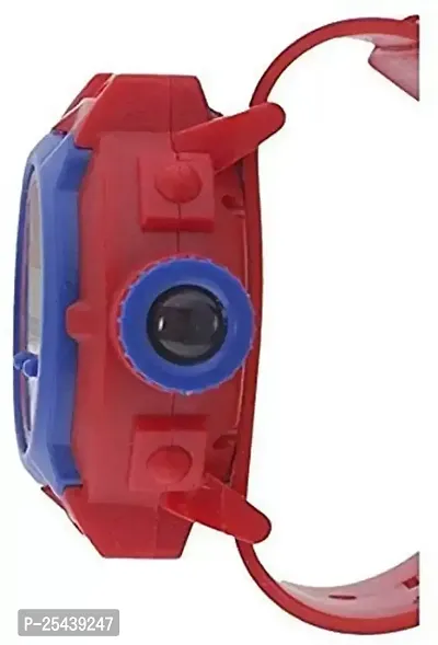 Digital Watch - For Boys 24 images spiderman projector watch for kids, Multi color (Pack of 1)-thumb2