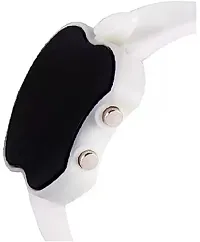 Unique White Apple Cut Shape Watch For Kids [Pack of 1]-thumb2