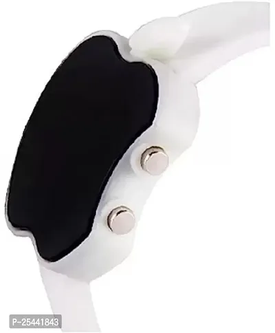 Unique White Apple Cut Shape Watch For Kids [Pack of 1]-thumb3