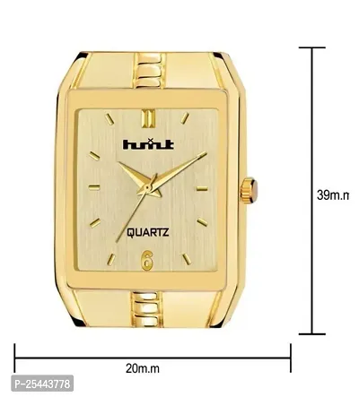 Looking Perfect HMT Golden Watch For Man Pack of 1-thumb2