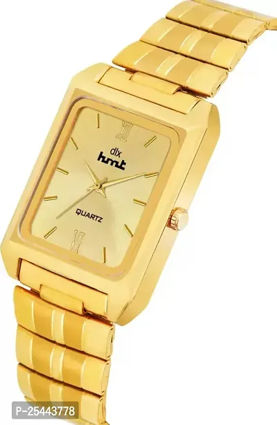 Looking Perfect HMT Golden Watch For Man Pack of 1-thumb3