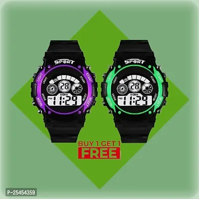 Fashionate Kids Sports Watches (Pack of 2) BUY 1 GET 1 FREE