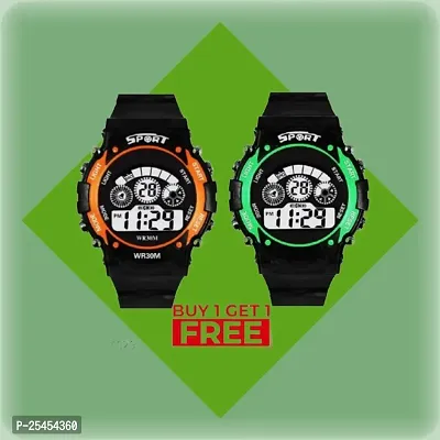 Fashionate Kids Sports Watches (Pack of 2) BUY 1 GET 1 FREE