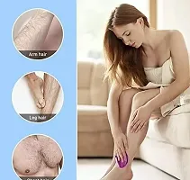 Crystal Hair Eraser for Women and Men, Magic Crystal Hair Remover Painless Exfoliation Hair Removal Tool for Arms Legs Back, Washable Crystal Epilator Without Shaving for Smooth Skin Gifts-thumb3