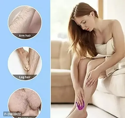 Crystal Hair Eraser for Women and Men, Magic Crystal Hair Remover Painless Exfoliation Hair Removal Tool for Arms Legs Back, Washable Crystal Epilator Without Shaving for Smooth Skin Gifts-thumb4