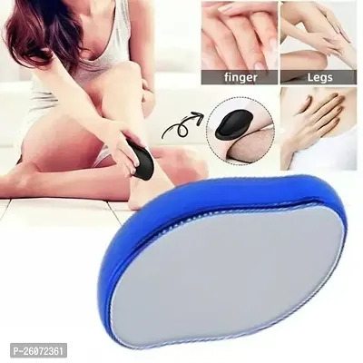 Crystal Hair Remover for Women and Men Reusable Painless Hair Removal Stone (Multicolor)