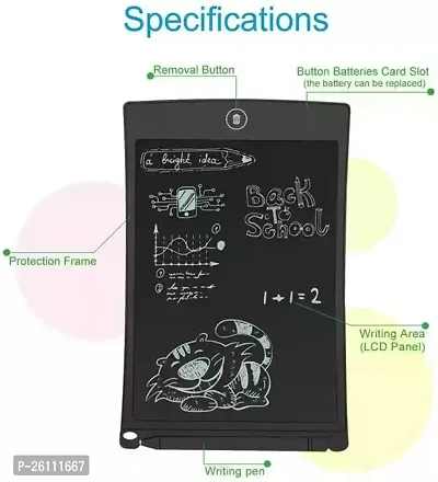 High Quality 8. 5 inch LCD E-Writer Electronic Writing Pad/Tablet Drawing Board (Paperless Memo Digital Tablet, Pack of 1-thumb2