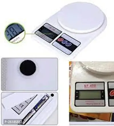 Electronic Kitchen Weighing Scale  (White) Weighing Scale  (White)-thumb2