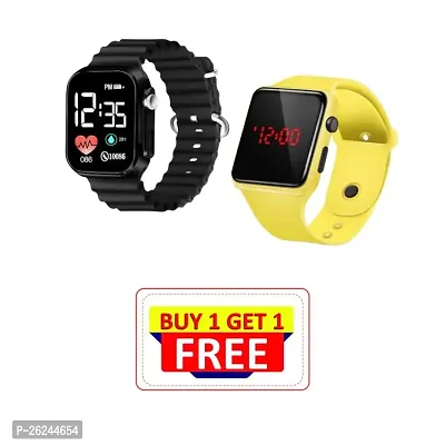 Stylish Looking Digital LED Watch For Unisex (Pack of 2) BUY 1 GET 1 FREE