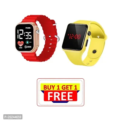 Stylish Looking Digital LED Watch For Unisex (Pack of 2) BUY 1 GET 1 FREE-thumb0