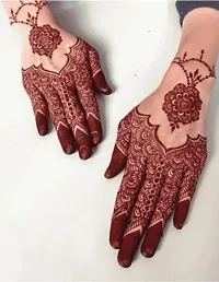 Amina Mehndi Cones And Women Stylish Mehndi (Pack of 12 in 1 Box) Red Colour-thumb2