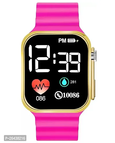 Classy Purple Silicone Digital Watch Pack Of 1