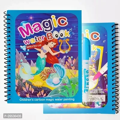 (Pack Of 2)Childrens Magic Water Book Childrens book Drawing Book For Childrens-thumb0