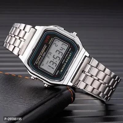 Digital Silver Man's Watch (Pack of 1)-thumb0