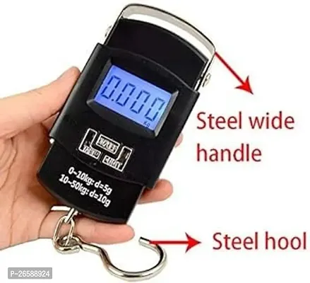 Portable Hanging Electronic Weighing Scale | Digital Luggage Weighing Scale, weight machine for Home kitchen Digital weighing hook scale, Kitchen weighing scale kitchen