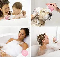 Silicone Soft Bath Body Brush with Shampoo Dispenser-thumb1