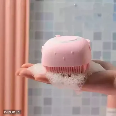 Body Scrubber with Soap Dispenser for Shower