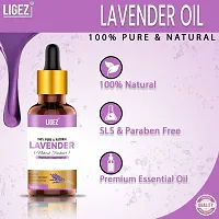 Ligez Lavender Essential Oil (For Aromatheraphy  Massage) (10 ml)-thumb2